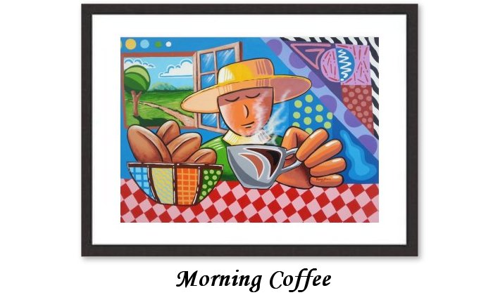 Morning Coffee Framed Print